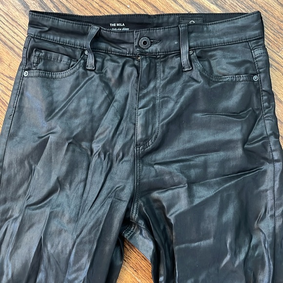 Ag jeans mila coated high rise skinny - Picture 3 of 5
